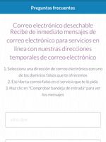 Correo Desechable captura de pantalla 2