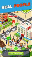 Quarantine town - virus city Affiche