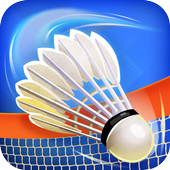 Badminton 3D-icoon