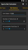 Sports Bet Calculator تصوير الشاشة 1