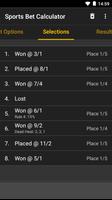 Sports Bet Calculator capture d'écran 2
