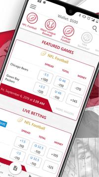 Bet On Sports the Sportsbook Betting Freeplay App 截图 1