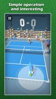 Flicks Tennis Free تصوير الشاشة 1