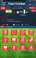 Fast Cricket Live Scores پوسٹر
