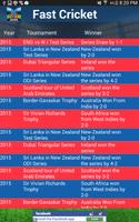 Fast Cricket Live Scores screenshot 3