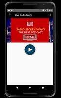 Sports podcast and radio capture d'écran 1