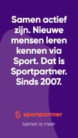 Sportpartner - samen actief-poster