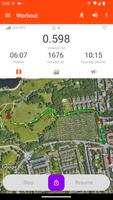 GPS Running Cycling & Fitness Ekran Görüntüsü 1