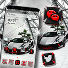 Sports Car Theme Zeichen