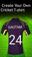 Cricket Jersey & T-shirt Maker Plakat