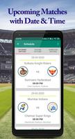 Cricket Info(Live Score,Point Table,MatchSchedule) capture d'écran 1