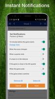 NFL Football Diario y Alertas captura de pantalla 3