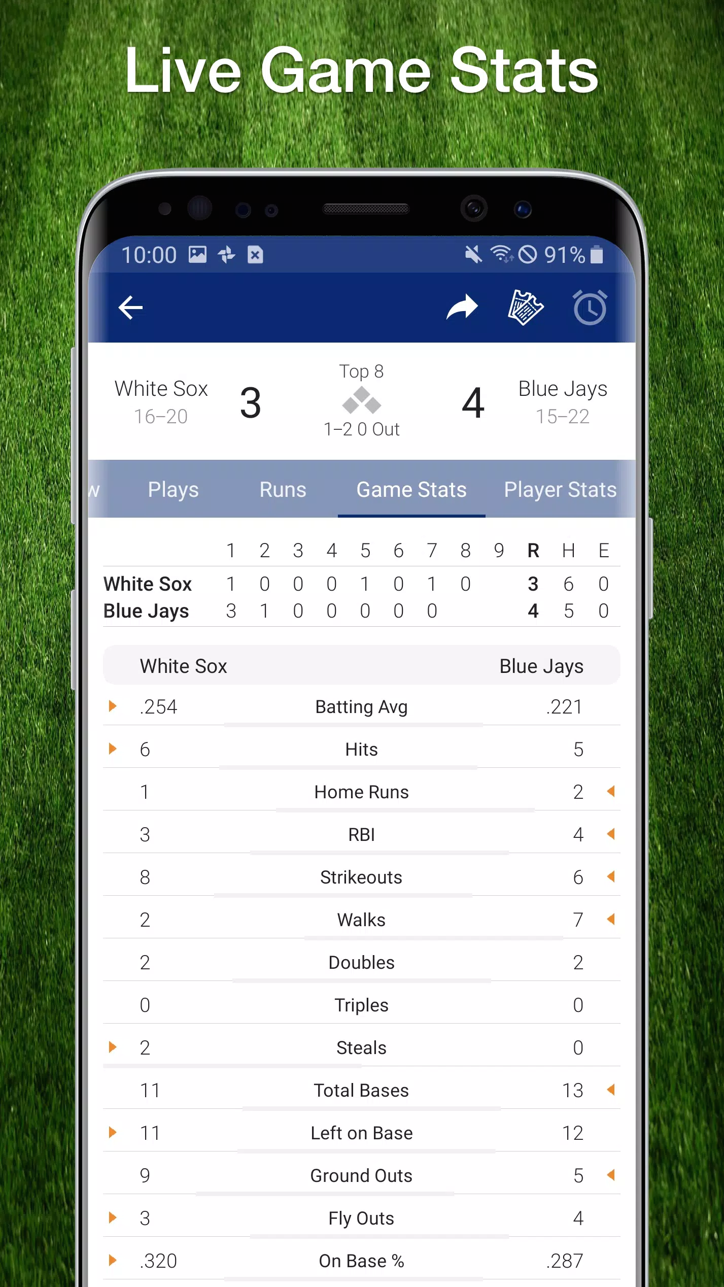 PRO Baseball Live Scores, Plays, & Stats for MLB La Última Versión 9.1.1  para Android