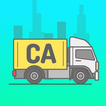 California CDL DMV permit test ícone