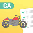GA Motorcycle Permit DDS Test icône