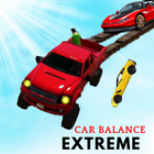 Equilibrio extremo del coche icono