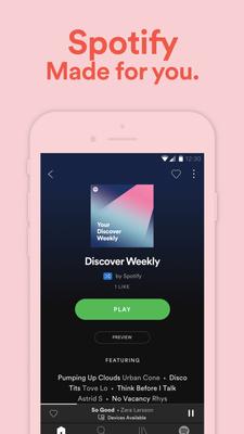 Spotify Screenshots