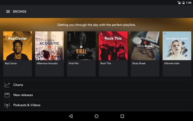 Spotify Screenshots