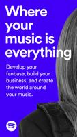 Spotify for Artists poster