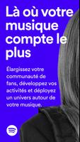 Spotify for Artists Affiche