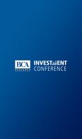 BCA Investment Conference poster