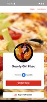 Gnarly Girl Pizza ポスター