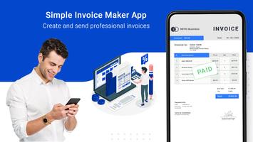 Invoice Maker: gst billing app الملصق