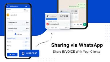 Invoice Maker: gst billing app تصوير الشاشة 1