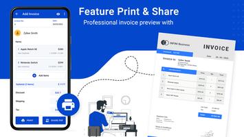 Invoice Maker: gst billing app capture d'écran 3