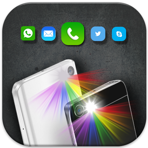 Color Flash Alert Torch:Color Flash on Call & SMS