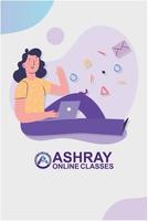 Ashray Online Classes - Live Classes Affiche