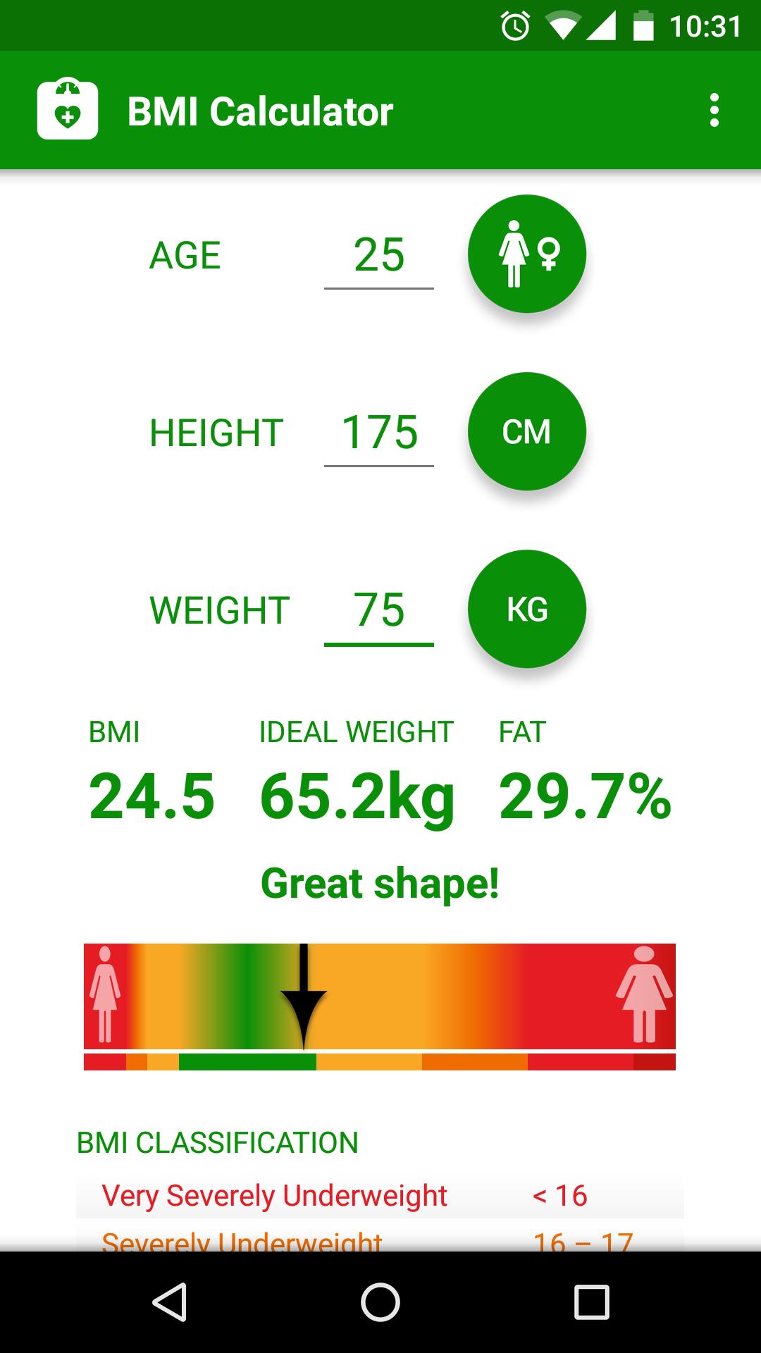 BMI Calculator for Android - APK Download