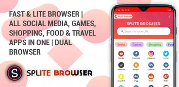 Splite Browser - Smart Browser, Uc Web Browser