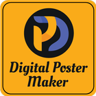 Digital, Poster Maker Zeichen