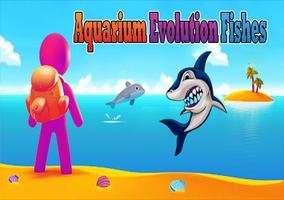 Aquarium fishes land ocean постер