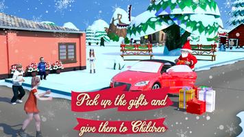 Virtual Santa Christmas Gift الملصق