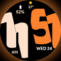 Half Numbers - Watch face