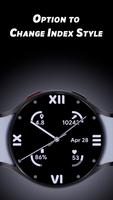 Minimal Analog - Watch face स्क्रीनशॉट 2