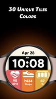 Modern Tiles - Watch face स्क्रीनशॉट 1
