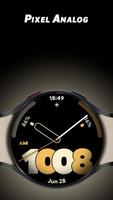 Pixel Analog - Watch face Plakat