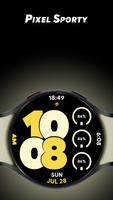 Pixel Sporty - Watch face plakat