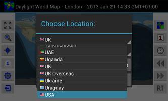 Daylight World Map syot layar 2