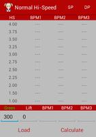 IIDX Speed Calculator Plakat