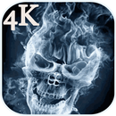 skull smoke live wallpaper 2018 APK