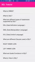 Sql Basic Commands app ảnh chụp màn hình 2