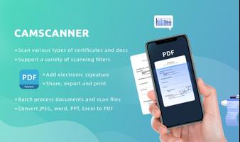 Scanner mobile(OCR Imprimante PDF,TXT, JPG en PDF) Affiche