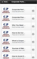 Corporate Performance Plakat