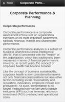Corporate Performance Screenshot 1