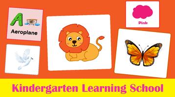 Kindergarten Learning School Cartaz