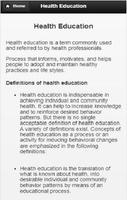 Health Education screenshot 2